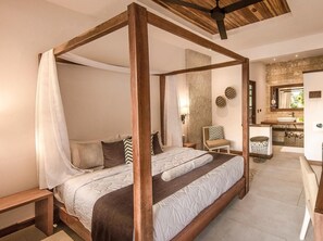 Superior Double Room, 1 Queen Bed | Premium bedding, minibar, in-room safe, individually decorated - Umami Hotel - Adults Only (Cahuita)