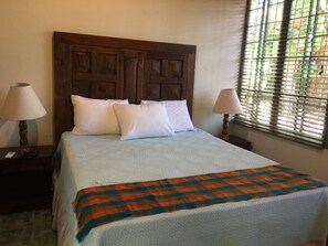 Dobbeltrom, hageutsikt | Skrivebord, strykejern/-brett og wi-fi (inkludert)