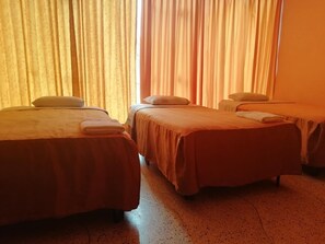 Desk, iron/ironing board, free WiFi, bed sheets