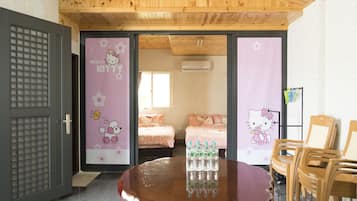 Family Suite, 2 Bedrooms, Courtyard Area | 1 bedroom, desk, soundproofing, free wired internet