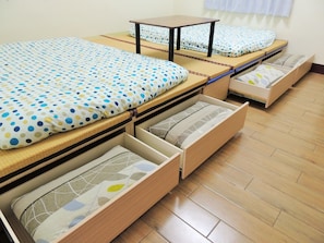 1 bedroom, desk, soundproofing, free wired Internet