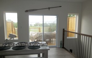 Blick von der Unterkunft