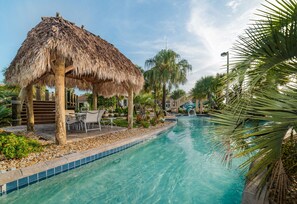 Outdoor pool, a heated pool - Bright Big Pool Villa - Perfect Vacation Home in Disney Area (Davenport)