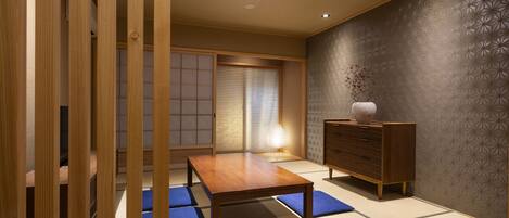 Traditional House (Japanese Style Town House) | Ruang tamu | TV skrin rata
