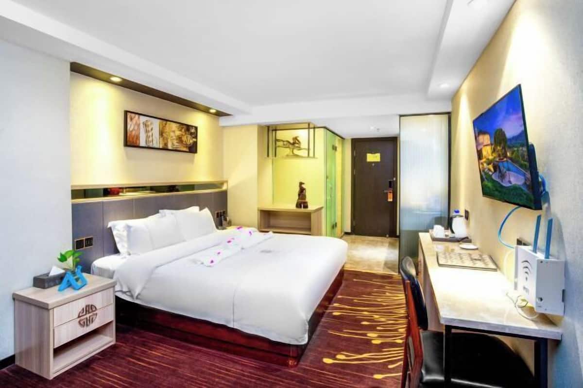 Minibar, desk, blackout curtains, soundproofing