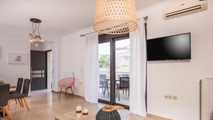 Deluxe Apartment, 1 Bedroom, Non Smoking, Balcony | In-room dining - Aequor Luxury Apartments (Chania)