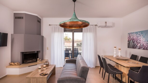 Superior Apartment, 2 Bedrooms, Non Smoking, Garden Area | In-room dining - Aequor Luxury Apartments (Chania)