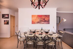 Deluxe Apartment, 1 Bedroom, Non Smoking, Balcony | In-room dining - Aequor Luxury Apartments (Chania)