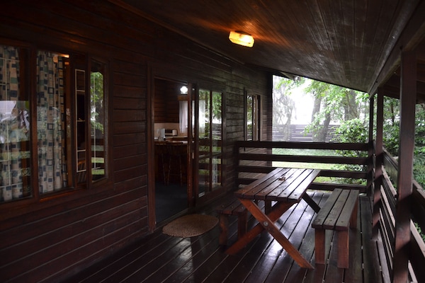 Family Cabin, 2 Bedrooms | Terrace/patio