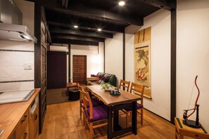 Deluxe Suite | Living area | 25-inch flat-screen TV with digital channels, TV - Holiday home Nijo Sikibu An Kyoto (Kyoto)