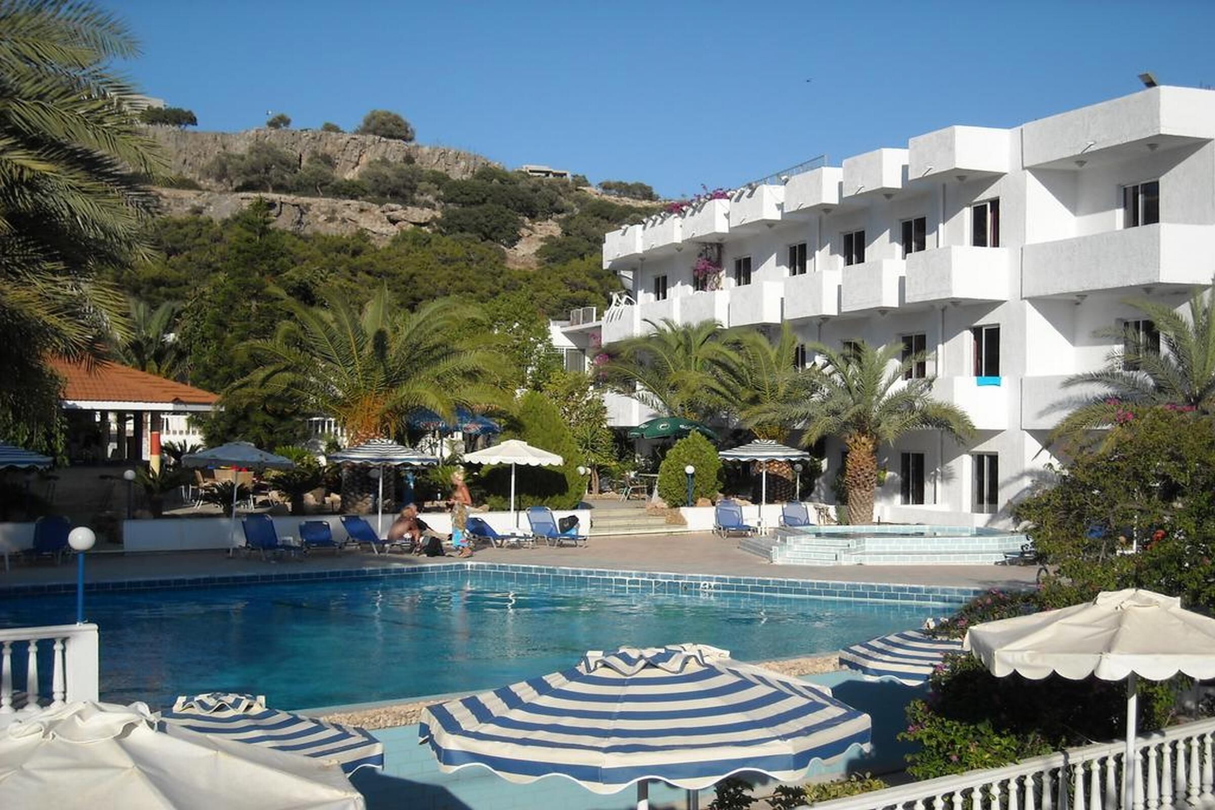 2 outdoor pools, pool umbrellas, sun loungers