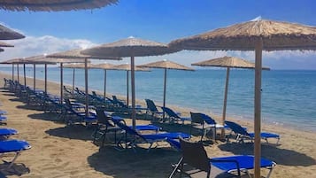 Vlak bij het strand