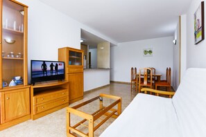 TV - Family-Friendly Resort Los Juncos | Pool & Beach (La Pineda)