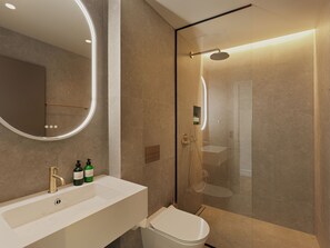 Superior deluxe room | Phòng tắm | Đồ dùng nhà tắm miễn phí, máy sấy tóc, áo choàng tắm, khăn tắm 