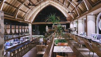 Breakfast, lunch, dinner served; Asian cuisine, pool views