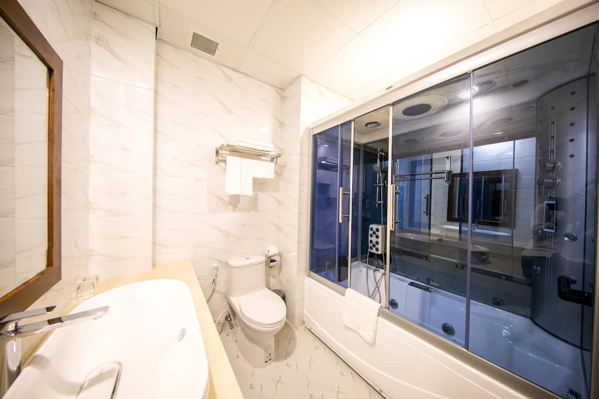 vip double room with window | minibar, in-room safe, desk, blackout curtains