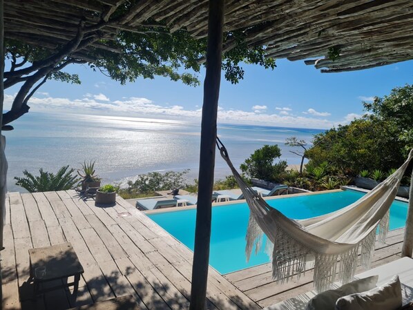 Luxury Villa, 4 Bedrooms, Ocean View | Living area