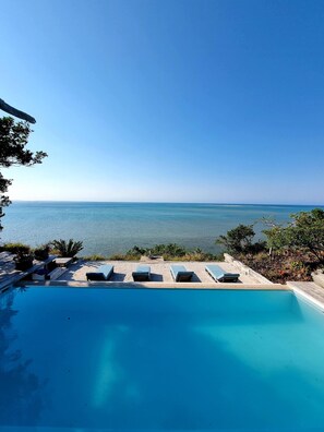 Luxury Villa, 4 Bedrooms, Ocean View | Terrace/patio