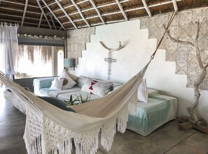 Luxury Villa, 4 Bedrooms, Ocean View | Living area