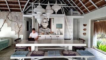 Luxury Villa, 4 Bedrooms, Ocean View | Living area