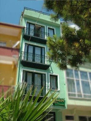 Fassade der Unterkunft