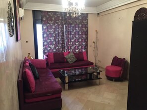 Apartment | Living area | Fireplace - Majestic Marrakech Apts (Marrakech)