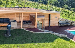 Property grounds - Ferienhaus mit Pool und Sauna (Breitenfeld)