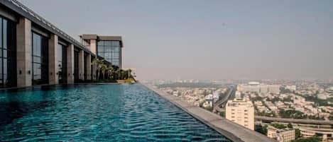 Indoor pool, outdoor pool