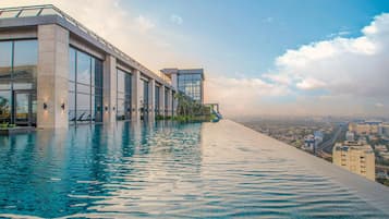 Indoor pool, outdoor pool