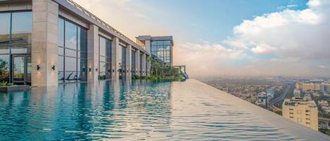 Indoor pool, outdoor pool