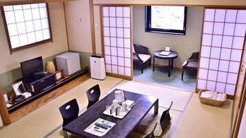 Japanese-Style Room | Down comforters, desk, blackout drapes, iron/ironing board