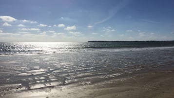 Vlak bij het strand