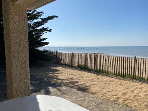 On the beach