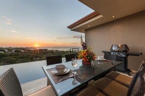 Outdoor dining area