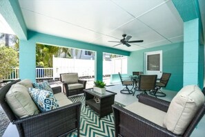 House, 2 Bedrooms | Terrace/patio - 3706 Gulf Dr 2 Bedroom Home by RedAwning (Holmes Beach)