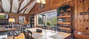 4BR, poreallas, isoisä Mtn näkymät, lähellä Beech Mtn, Sugar Mtn, Valle Crucis, BR Parkway