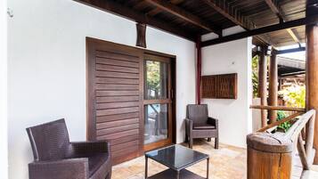 Quarto casal ou duplo superior | Varanda coberta