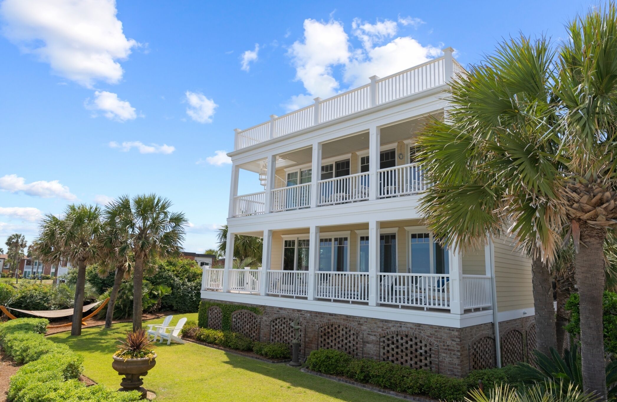 Oceanfront Beach Home with pool access located within Charlestowne Grant community.