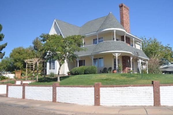 Welcome to our home! Where Victorian meets the Southwest!