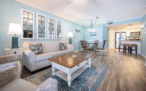 Een flatscreentelevisie