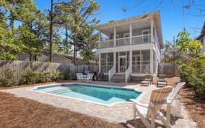 A heated pool - Seagrove Beach Home + Private Pool & Bikes (Santa Rosa Beach)