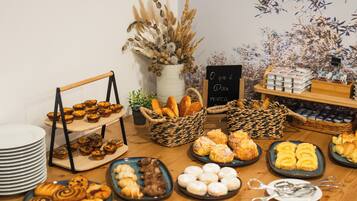 Daily buffet breakfast (EUR 10 per person)