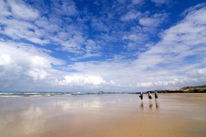 Plage à proximité, voile