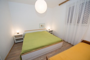 Departamento, 1 habitación, Terraza (1) | 1 habitación, tabla de planchar con plancha, wifi gratis y ropa de cama 