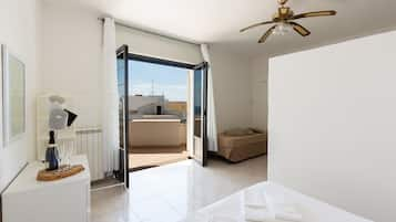 Suite, balcone | Wi-Fi gratuito, lenzuola