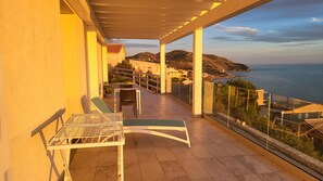 Luksus-lejlighed - 1 soveværelse - terrasse - havudsigt | Udsigt fra værelset