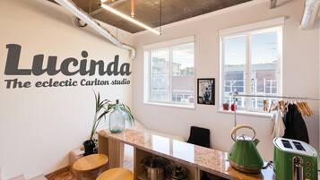 Standard Studio, Private Bathroom | Iron/ironing board, cribs/infant beds, free WiFi, bed sheets