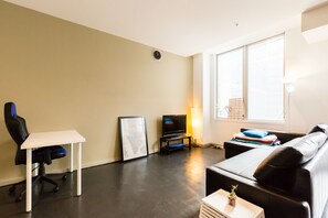 Living room - MEGAN, 2BDR Melbourne Apartment (Melbourne)