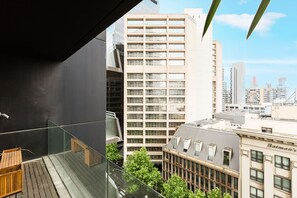 尊荣公寓, 1 间卧室, 阳台 | 客房景观