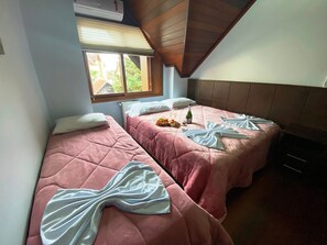1 habitación y ropa de cama 